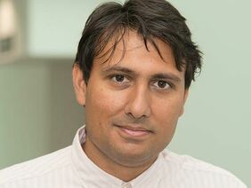 Portrait of Dr Tamir Chandra, (Photo: University of Edinburgh)