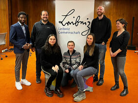 The new leadership team of the Leibniz PhD Network. (Photo: Marvin Bähr)
